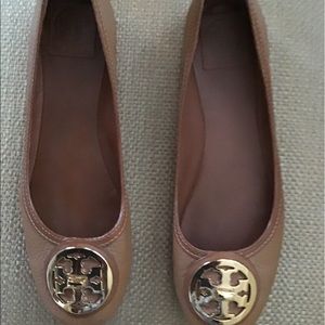 Tory Burch Logo Ballet Flats